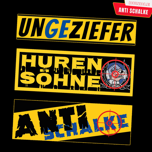 ANTI SCHALKE Bundle // 60 Stk. - fanSTICKERS