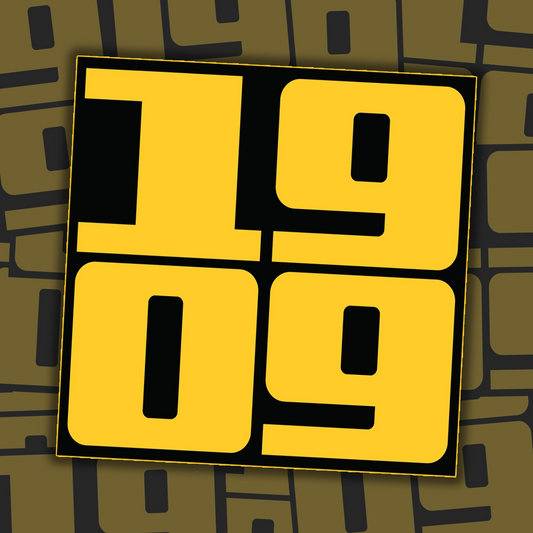 1909 (quadratisch) // 30 Stk. - fanSTICKERS