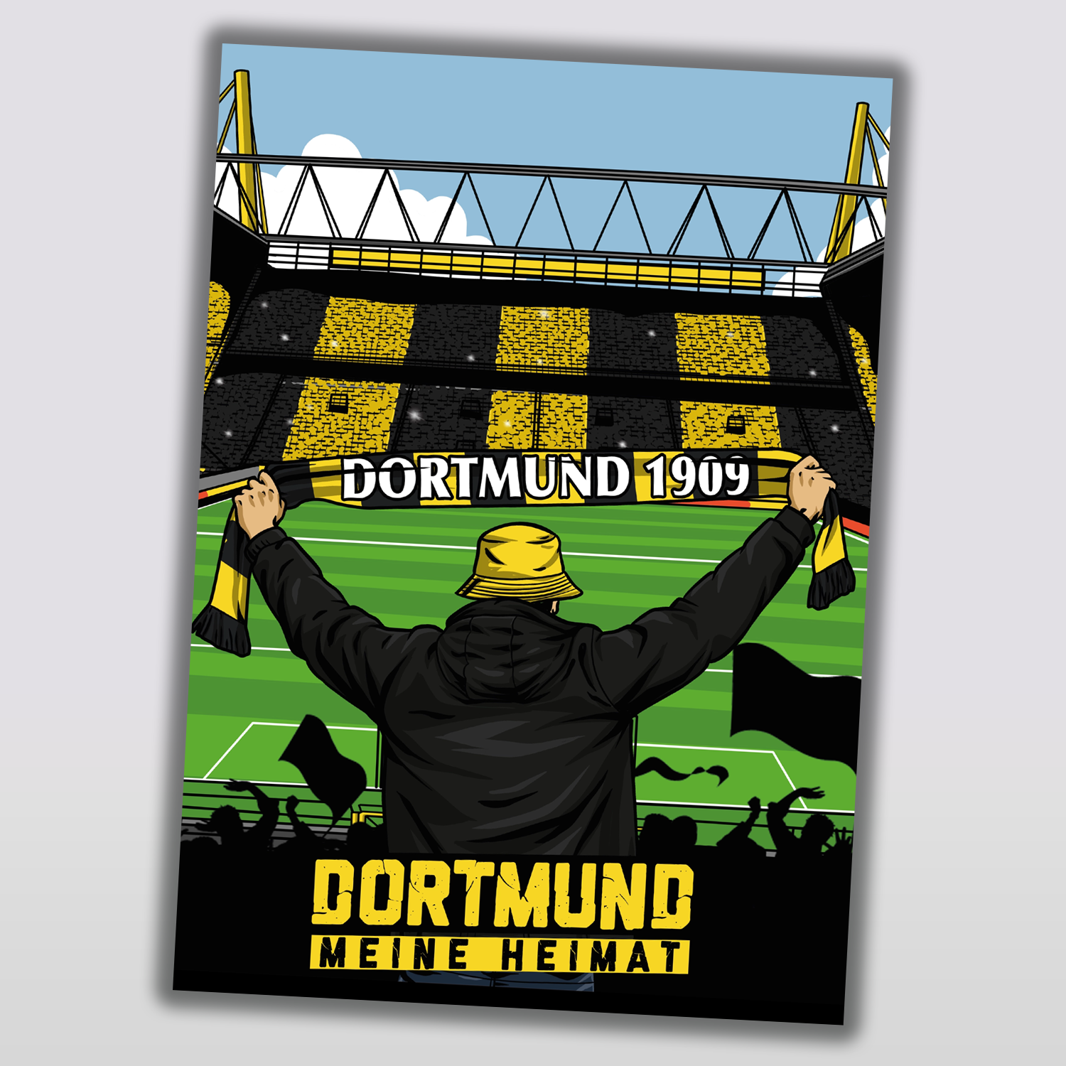 DORTMUND MEINE HEIMAT // 30 Stk. - fanSTICKERS