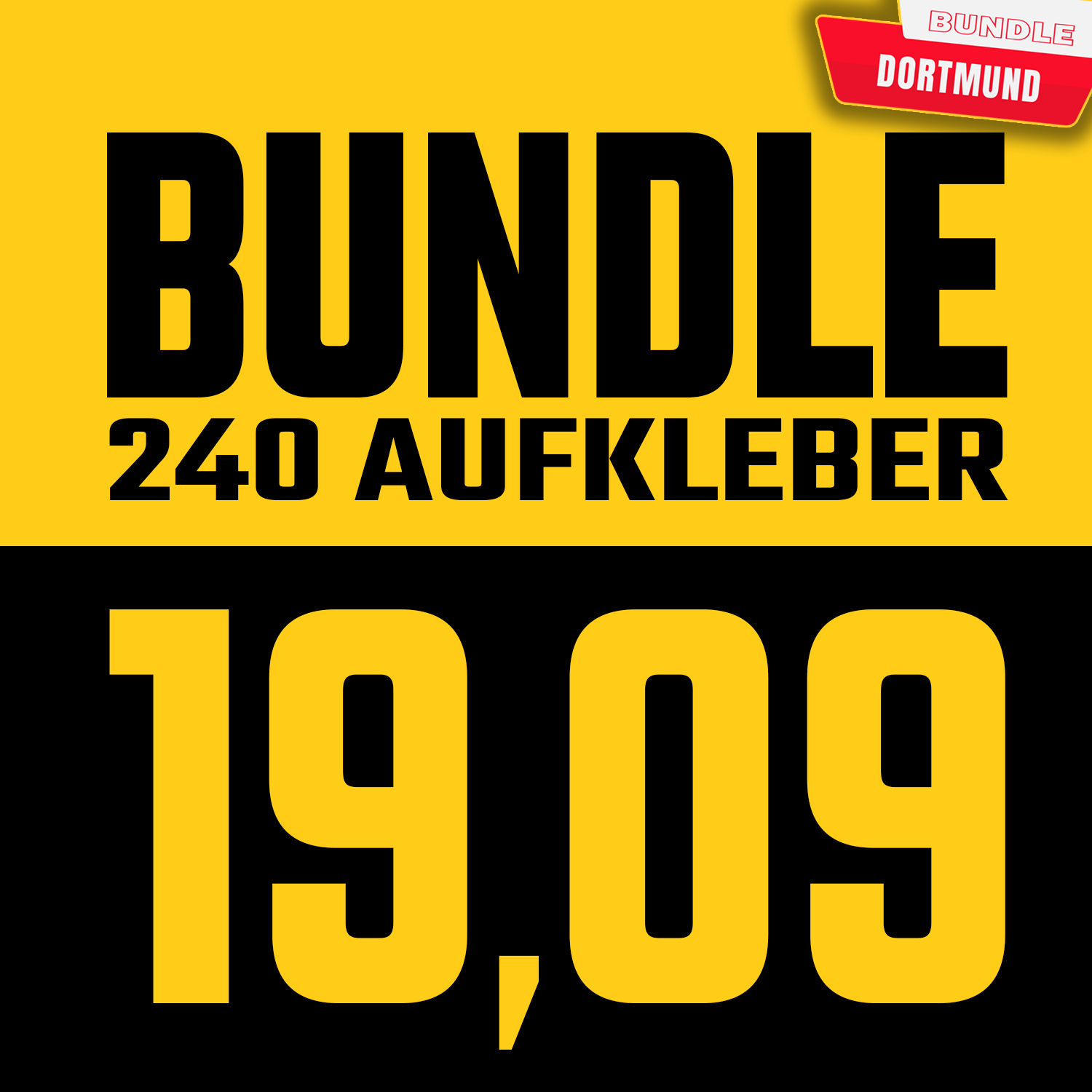 Dortmund 19,09 | BUNDLE | fanSTICKERS