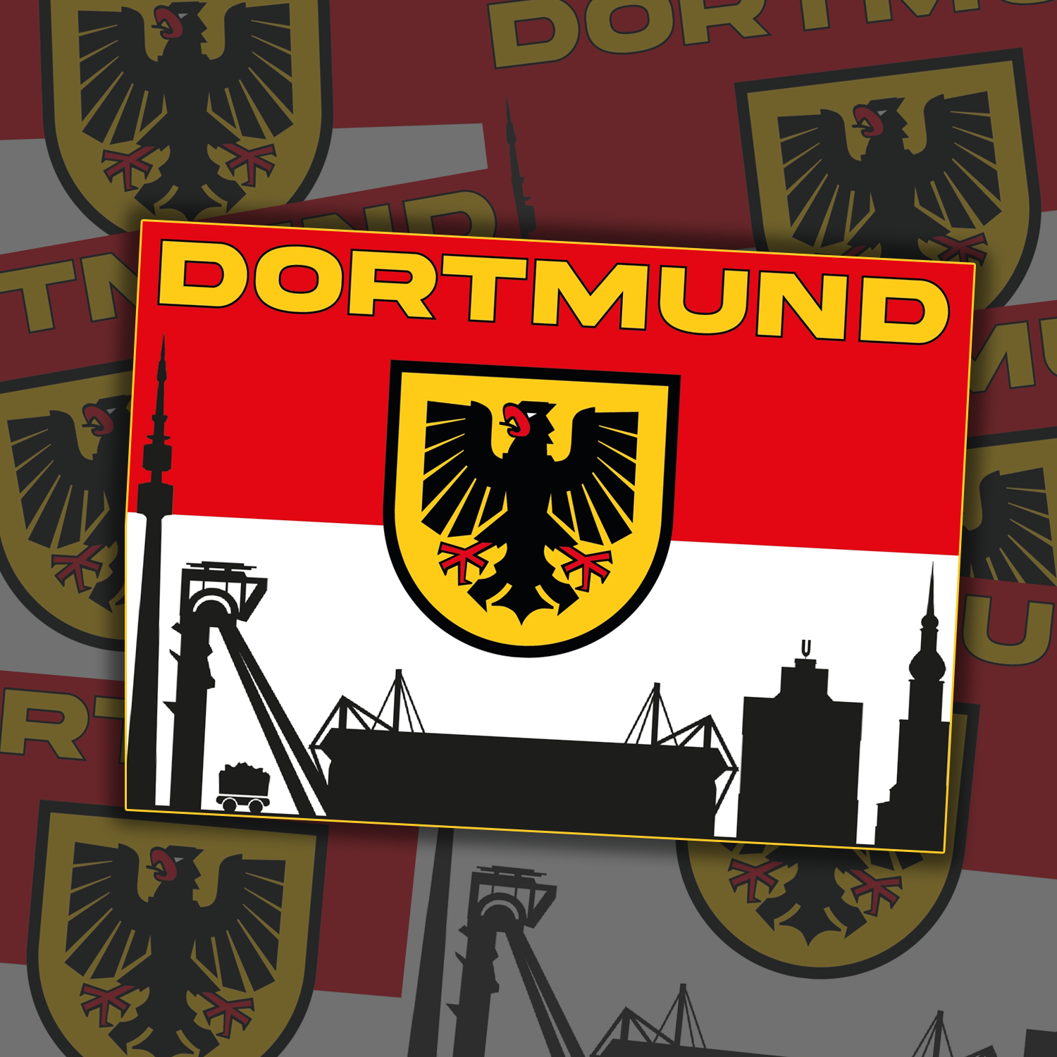 DORTMUND // 30 Stk. - fanSTICKERS